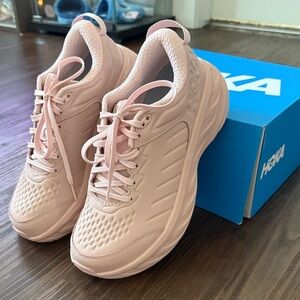 Seasonal limited Brand New Hoka Women's Bondi SR in Soft Pink